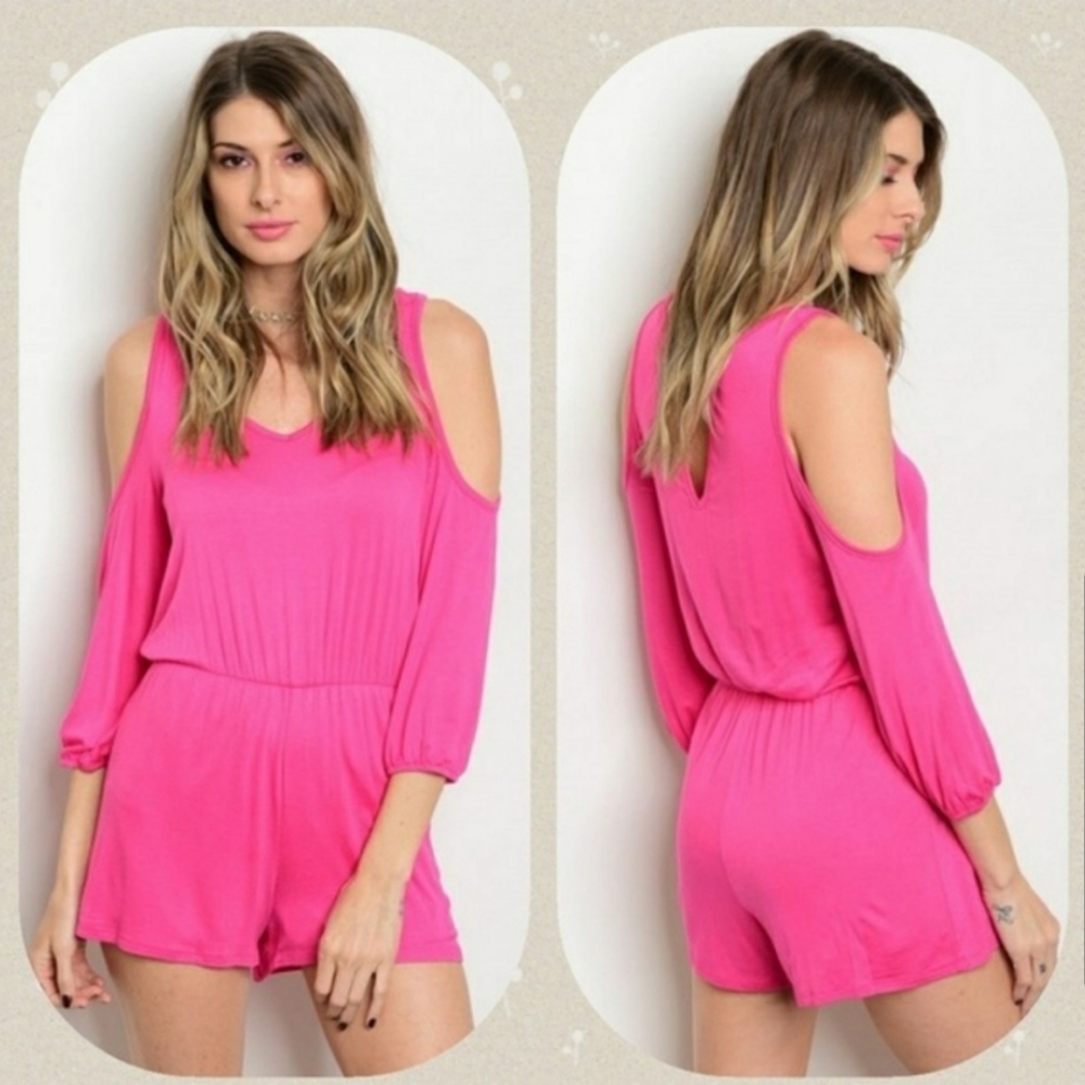 Fuchsia Romper